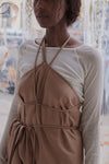 BASERANGE LIGO Dress DRLI-WS-AU23 Bath Brown(DRLI-WS-000)